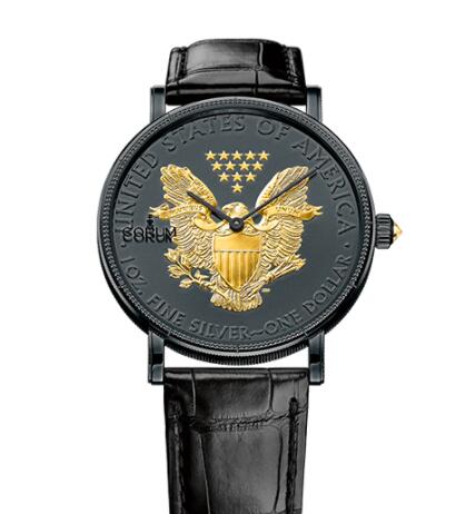 Review Corum Heritage Coin Watch Replica C082/03956 - 082.647.41/0001 MU29 - Click Image to Close